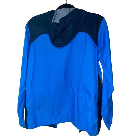 Columbia young men’s XL (18/20) Blue Full Zip Lightweight Hooded Rain Jacket - Picture 6 of 6